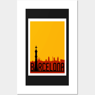 Barcelona, Spain, Travel Poster Posters and Art